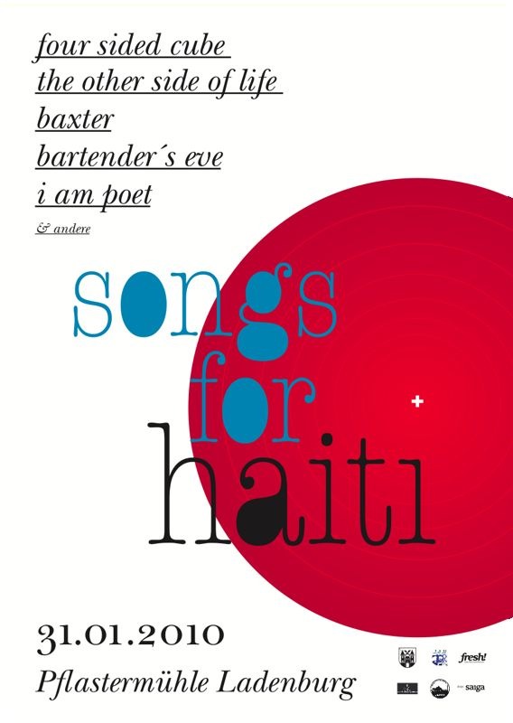 SONGS FOR HAITI FLYER